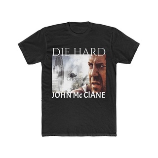 คอลูกเรือเสื้อยืด พิมพ์ลายภาพยนตร์ Bruce Willis John Mc Clane Streetwear สีสันสดใส สําหรับผู้ชาย ไซซ์ S 3XlS-5XL