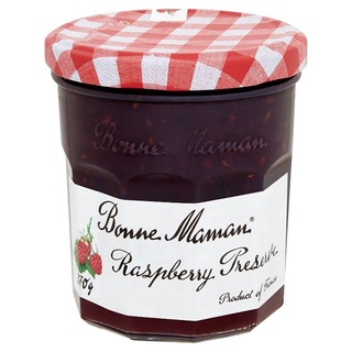 🔥ดีกว่านี้ไม่มีอีกแล้ว!! บอนน์ มาม็อง แยมราสเบอร์รี 370กรัม Bonne Maman Raspberry Preserve 370g