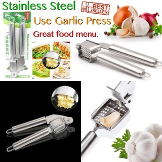 stainless steel use garlic press ที่สับกระเทียม