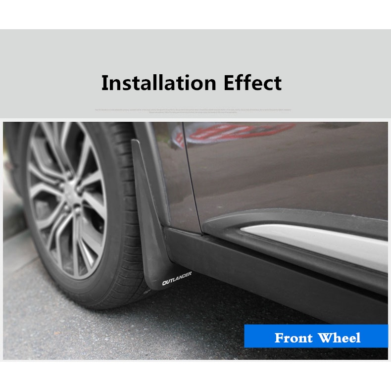 HIGH Flying For Mitsubishi Outlander 2022 2023 2024 2025 Car Mud Flaps Splash Guards Front - Foto 8