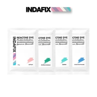 สีย้อมผ้า ยี่ห้อ INDAFIX Pastel Collection (คอลเลคชั่น สีพาสเทล) ขนาด 25 กรัม