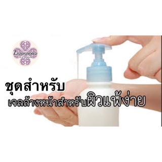 ชุดทำเจลล้างหน้า พรีเมี่ยม สำหรับผิวแพ้ง่าย 1 กก 004983