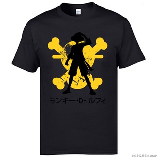 เสื้อยืด พิมพ์ลายการ์ตูนอนิเมะ Nieuwe Ontwerp Een Stuk Luffy Ronde Hals Tiener สไตล์ญี่ปุ่น