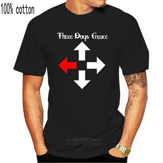 เสื้อยืด ทรงหลวม พิมพ์ลายโลโก้วงร็อค Three Days Grace Outsider Album สําหรับผู้ชาย