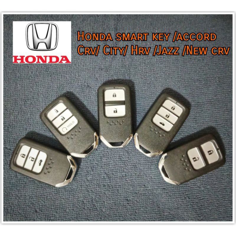 กุญแจรีโมท smart key honda push start ตรงรุ่น ฮอนด้า city /hrv/crv/Jazz/New Crv/accord/civic