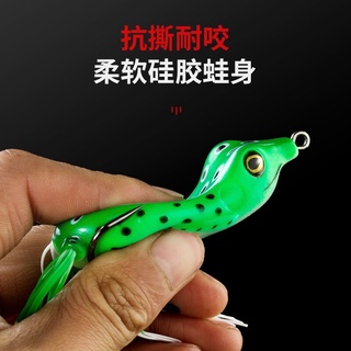 Fire Fish   เหยื่อตกปลานิล 7cm./25g. เหยื่อตกปลารูปกบ อุปกรณ์ตกปลา Colorful Frog Fishing Lure2