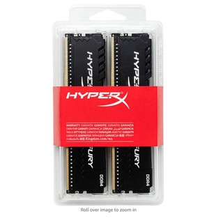 HyperX Fury 32GB 3466MHz DDR4 CL16 DIMM (Kit of 4) 1Rx8  Black XMP Desktop Memory HX434C16FB3K4/32