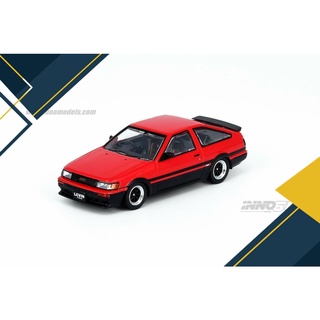 INNO64 MODEL TOYOTA COROLLA AE86 LEVIN RED