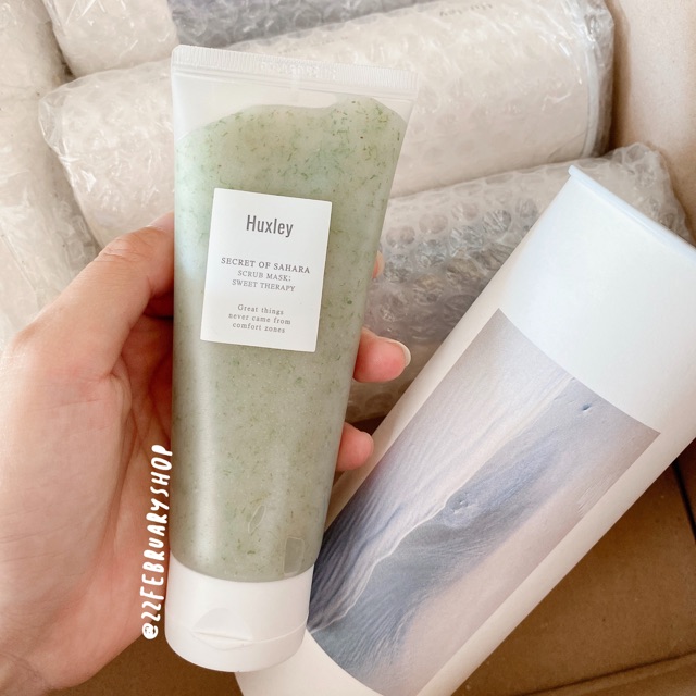 พร้อมส่ง Huxley Scrub Mask Sweet Therapy 120g