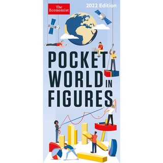 Pocket World in Figures 2022 หนังสือภาษาอังกฤษ New English Book ปกแข็ง