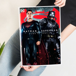 Batman v Superman - Dawn of Justice Poster (2016) DC Comics  Ben Affleck, Henry Cavill, Gal Gadot  ภาพขนาด 33X48 cm