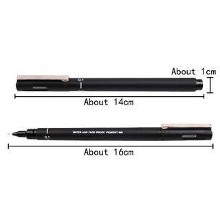 Uni Pin Technical ปากกาหมึกเจลสีดํา ( 0 . 05 มม . - 0 . 8 มม . )