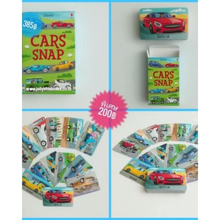 Usborne cars snap cards