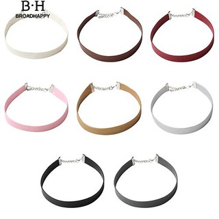 👍broadhappy🔥สร้อยคอเค้นคอหนัง Faux พังก์สไตล์สตรี  choker