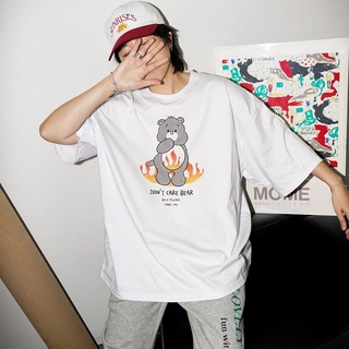 เสื้อยืดขายดีใหม่❁QCLOTH เสื้อ Oversize พรีออเดอร์!! collection DONT CEAR BEARS-3XL