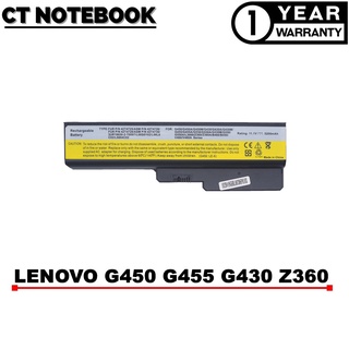 BATTERY LENOVO G450 G455 3000 G430 G430A G530A G550 G555 B550 V460 Z360/ แบตเตอรี่โน๊ตบุ๊ค LENOVO ประกัน 1 ปี พร้อมส่ง