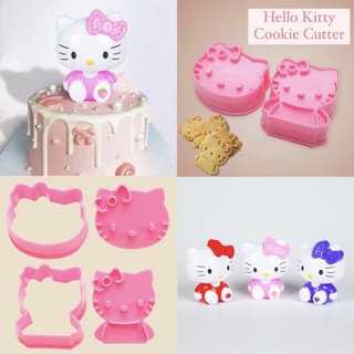 Hello Kitty แม่พิมพ์ตัดคุกกี้แม่พิมพ์เค้ก Hello Kitty Topper