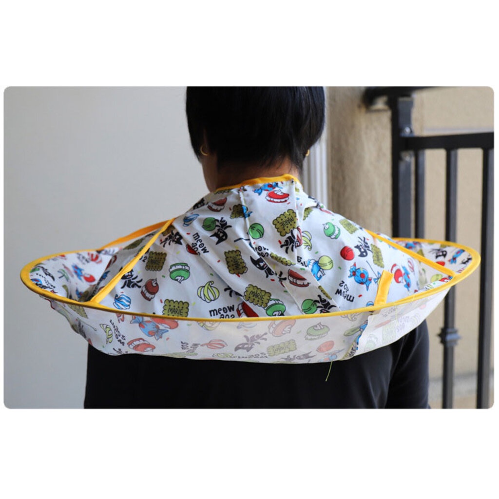 NanaBaby ผ้าคลุมตัดผม ที่รองตัดผม ที่คลุมตัดผมเด็ก-ผู้ใหญ่ แบบเก็บผมไม่ร่วงลงพื้น