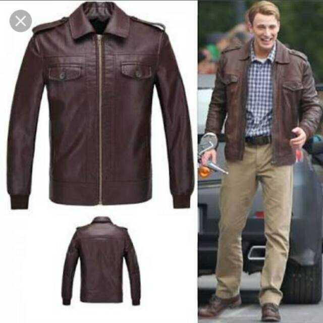 ล่าสุด Marvels Avenger captain america เสื้อแจ็คเก็ตซูเปอร์ฮีโร่