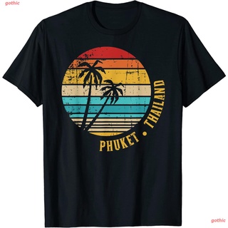 เสื้อยืดยอดนิยม Phuket Thailand T-Shirt Short Sleeve T-shirts