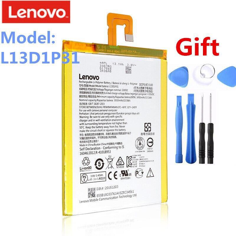 แบตเตอรี่ Lenovo LePad S5000 S5000H เบาะ A3500 แท็บเล็ตพีซี L13D1P31 tab 2 A7-30 แบตเตอรี่ 3450-3550