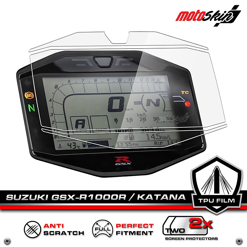 ฟิล์มกันรอยหน้าปัด SUZUKI GSX-R1000 L7/L8 / Katana - 2020 PRO TPU Dashboard Protection Film
