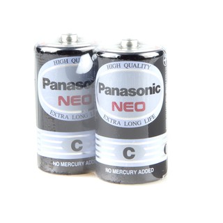 ถ่าน Panasonic Neo ขนาด C 1.5V แพค 2 ก้อน