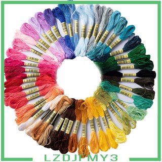 [ราคาจำกัดเวลา] Embroidery Thread Sewing Thread 50 Colors Embroidery Threads