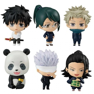 ฟิกเกอร์ PVC รูปอนิเมะ Jujutsu Kaisen Yuji Itadori Gojo Satoru ขนาด 8 ซม. 6 ชิ้น