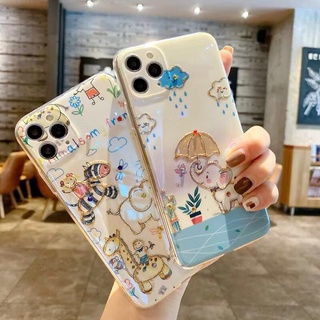 เคสโทรศัพท์มือถือ ซิลิโคนนุ่ม ลายการ์ตูนน่ารัก สําหรับ iPhone 7Plus 8Plus SE2020 X XR XSMAX 11 11 Pro Max 12 12ProMAX