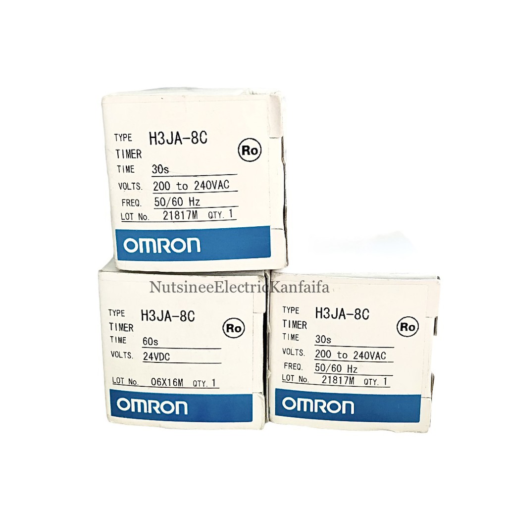 H3JA-8C 60S 24VDC TIMER OMRON ของแท้ 500 บาท