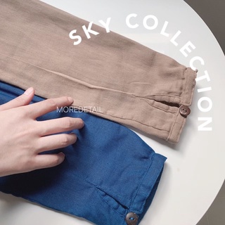 SKY COLLECTION เสื้อคลุมครอปทอป เสื้อคลุมคอฮาวายครอปทอป เสื้อคลุม เสื้อคลุมครอป เสื้อคลุมครอปทอป เสื้อแขนยาว