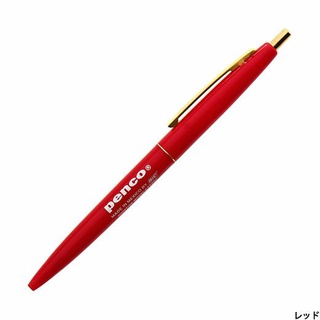 Penco Knock Ballpoint Pen Red / ปากกาลูกลื่นสไตล์อเมริกันวินเทจ สีแดง แบรนด์ Penco จากประเทศญี่ปุ่น (HFT062-RE)