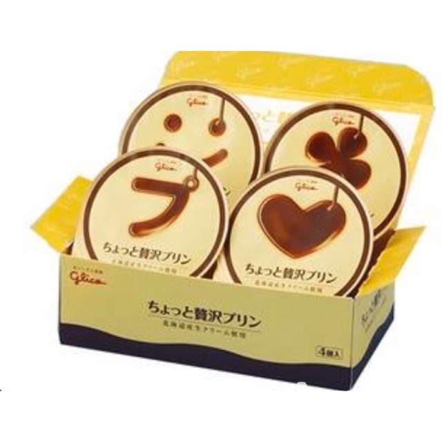 Glico pudding Hokkaido