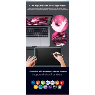 10 Inch Digital Tabletas 8192 Levels Pressure For tablet drawing Portable USB Interact Gigital Stylus Graphic Drawing Pe