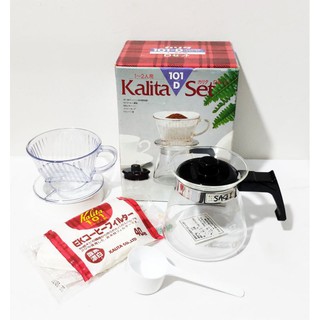 ชุดเซ็ทดริปกาแฟ Kalita รุ่น 101- D (1-2 Cup)