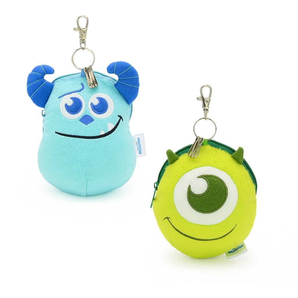 Disney Pixar ตุ๊กตา กระเป๋าเหรียญ Mike ( ไมค์ ) / Sulley ( ซัลลี่ ) ลิขสิทธิ์แท้ Monster Inc. รุ่น S