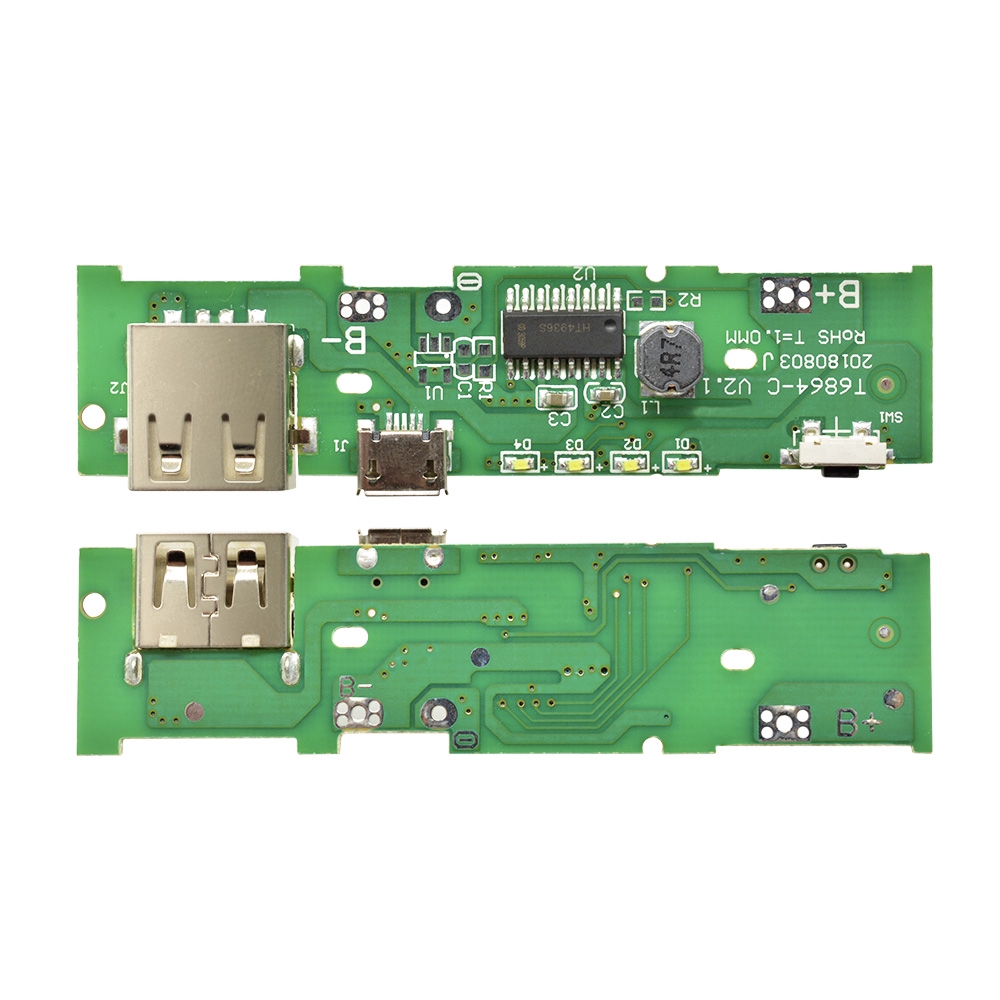 DIYMORE บอร์ดโมดูลพาวเวอร์แบงค์ PCB แบบ USB 5V 2A สำหรับชาตไฟ ราคา ถูกที่สุด ดีลบีเคเค แกลเลอรีภาพที่ 4