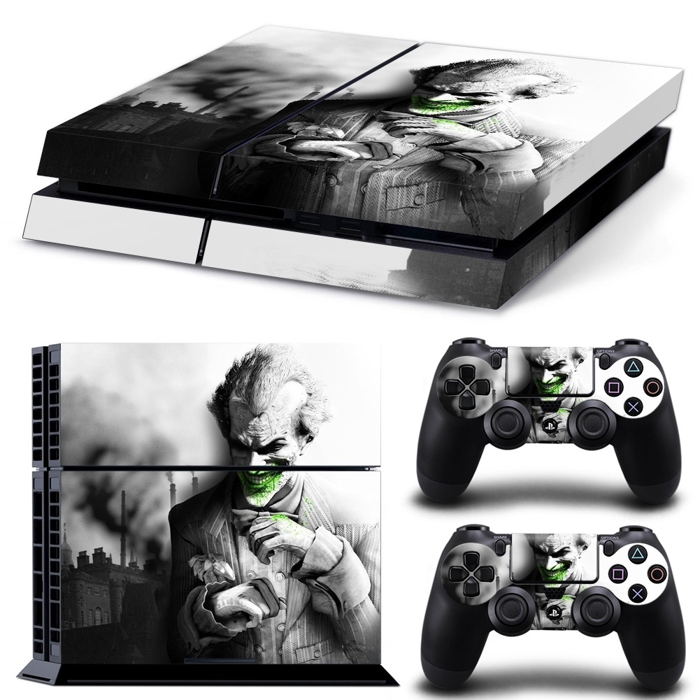 เพลย์สเตชั่น 4 PlayStation 4 คอนโซลสติ๊กเกอร์ครอบคลุมรูปลอกสำหรับ ...