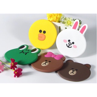 กระจกพกพา LINE FRIENDS &amp; PEPPA PIG