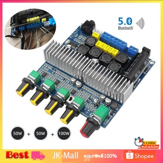 บอร์ดขยายเสียงซับวูฟเฟอร์บลูทูธ 2.1 CHANNEL POWER 2x50 W +100 W Tpa 3116 2. 1 ช่องสัญญาณบลูทูธ 5.0 DC 12v - 24v