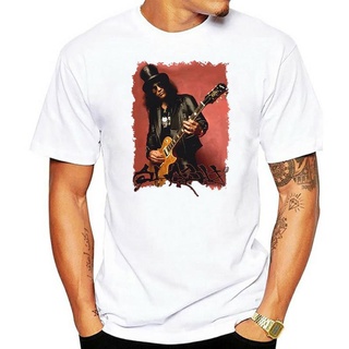 [COD]ใหม่ เสื้อยืด พิมพ์ลาย SLASH GNR Metal GuitaristS-5XL