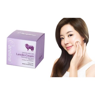 Careline ครีมรกแกะ Lanolin Cream ครีมรกแกะออสเตรเลียแท้ กล่องม่วง