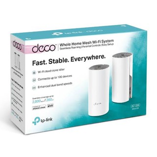 TP-LINK AC1200 Whole Home Mesh Wi-Fi System Deco E4