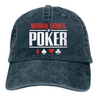 Hnbn พร้อมส่ง หมวกแก๊ป ผ้าฝ้าย ขนาดใหญ่ ปรับได้ ลายโป๊กเกอร์ Wsop World Series Of Poker Age