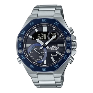 Casio Edifice นาฬิกาข้อมือผู้ชาย สายสแตนเลส รุ่น ECB-10,ECB-10DB ECB-10DB-1B