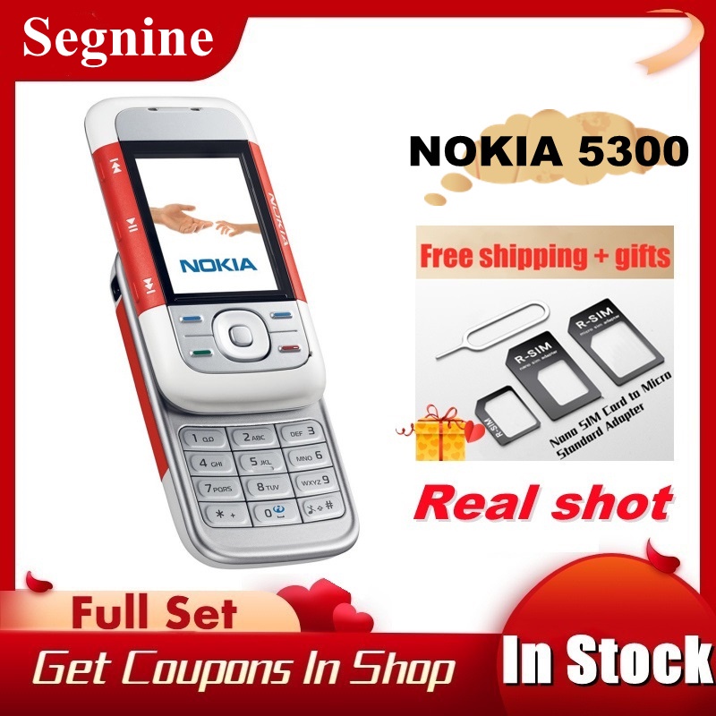 โทรศัพท์มือถือ Nokia 5300 Unlocked 2G GSM 900/1800/1900