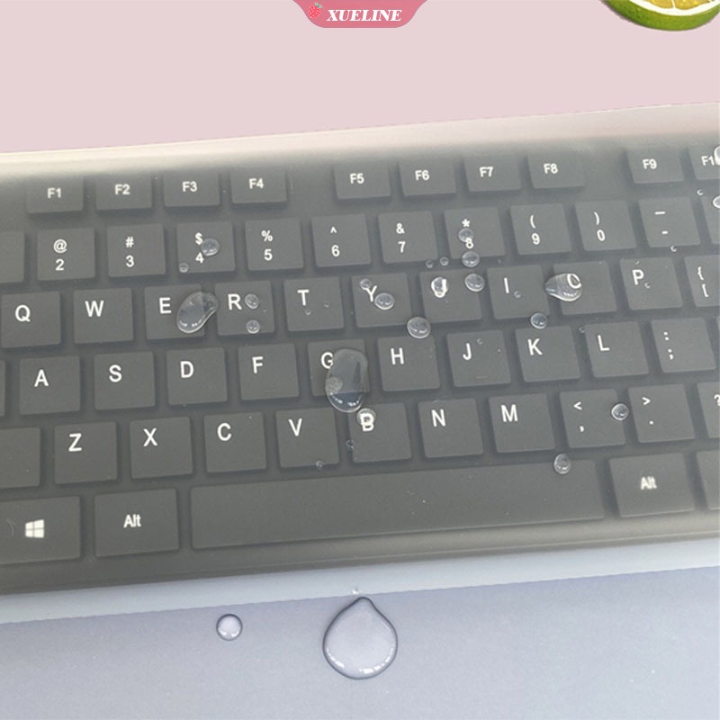 เคสคีย์บอร์ด Tpu แบบบางพิเศษ กันน้ํา กันฝุ่น สําหรับคอมพิวเตอร์ตั้งโต๊ะ ขนาดมาตรฐาน