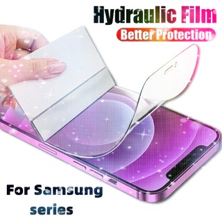 ฟิล์มไฮโดรเจลกันรอยหน้าจอ แบบเต็มจอ สําหรับ Samsung S8 S9 S10 S20 S21 Plus S10 5G Lite A20 A40 A60 A70 Samsung Note 9 10 20 1 ชิ้น