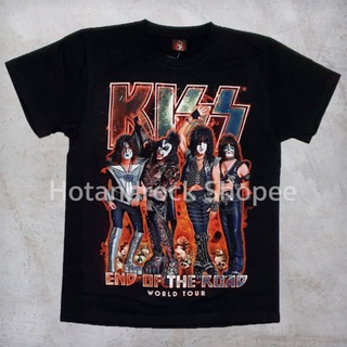 เสื้อยืดผ้าฝ้ายพรีเมี่ยม เสื้อยืดวง KISS TDM 1786 Hotandrock